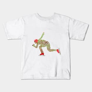 Speed skating Kids T-Shirt